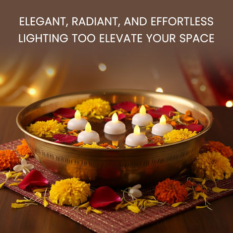 Water Floating Diya | Pack Of 6 | Cycle