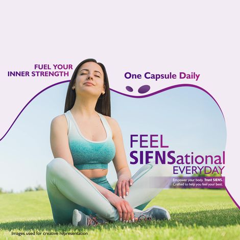 Siens By Dabur Multivitamin For Women, 32 Nutrients To Support Overall Health 30 Capsules