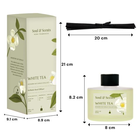 Soul & Scents White Tea Reed Diffuser