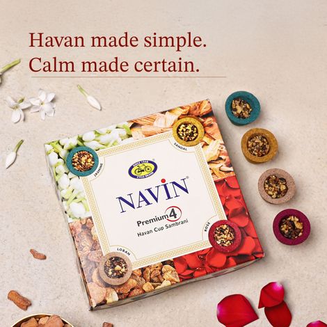 Cycle Navin 4-in-1 Havan Sambrani Cup Assorted Box