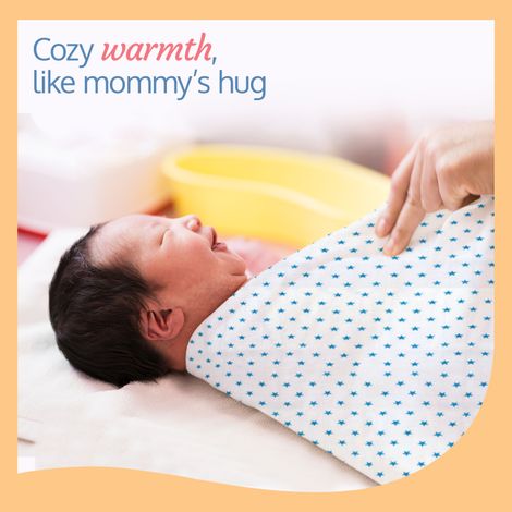 LuvLap 100% Cotton Muslin Swaddle Set, Printed Mulmal Muslin Swaddle Wrap, 0-18 Month+