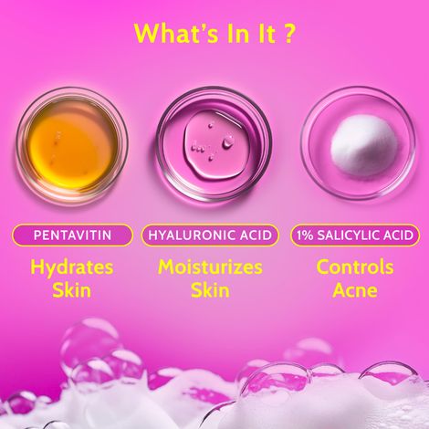 Chemist At Play 1% Salicylic Acid Acne Body Wash Shower Gel For Acne Control For Women & Men