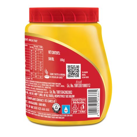 Aashirvaad 90% Lower Cholesterol Cow Ghee