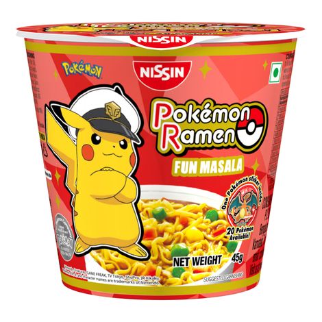 Nissin Pokemon Ramen Fun Masala Cup Noodles | Flavorful Instant Noodles