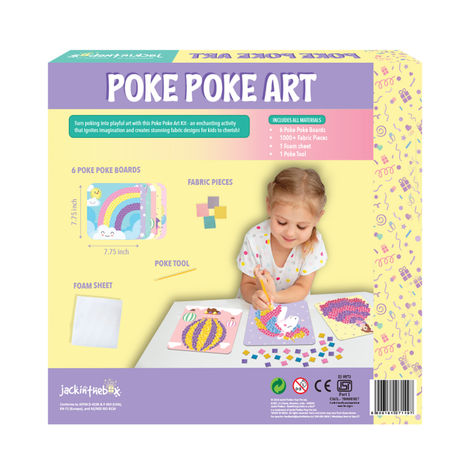 Jackinthebox Poke Poke Art - Magical Art & Craft Kit