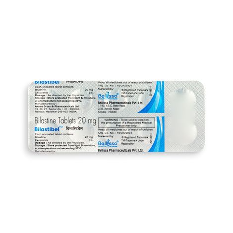 Bilastibel 20mg Tablet