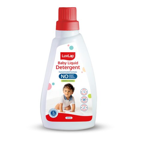 LuvLap Baby Laundry Detergent Bottle- 1000ml, Safe for baby skin, Enriched in Aloe Vera