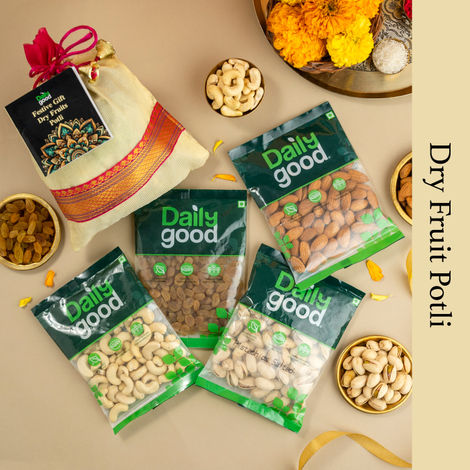 Daily Good Festive Dry Fruit Gift Pack Potli