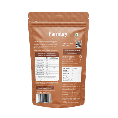Farmley Premium California Almonds
