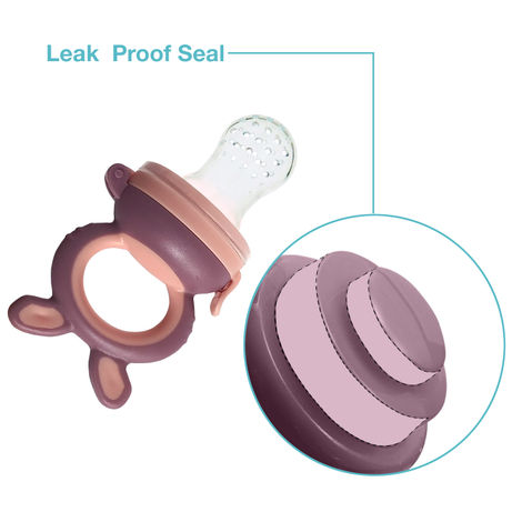 LuvLap Bunny Silicone Nibbler with Extra Mesh, Soft Feeder & Teether for Baby & Infant