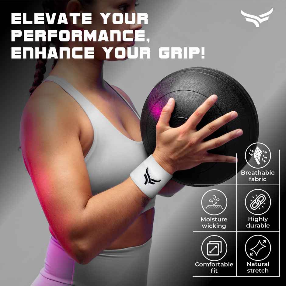 Xtrim Sports Hand Band - White