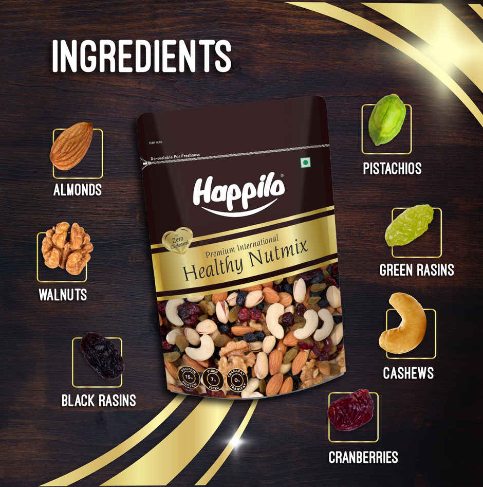 Happilo Premium International Healthy Nutmix Combo