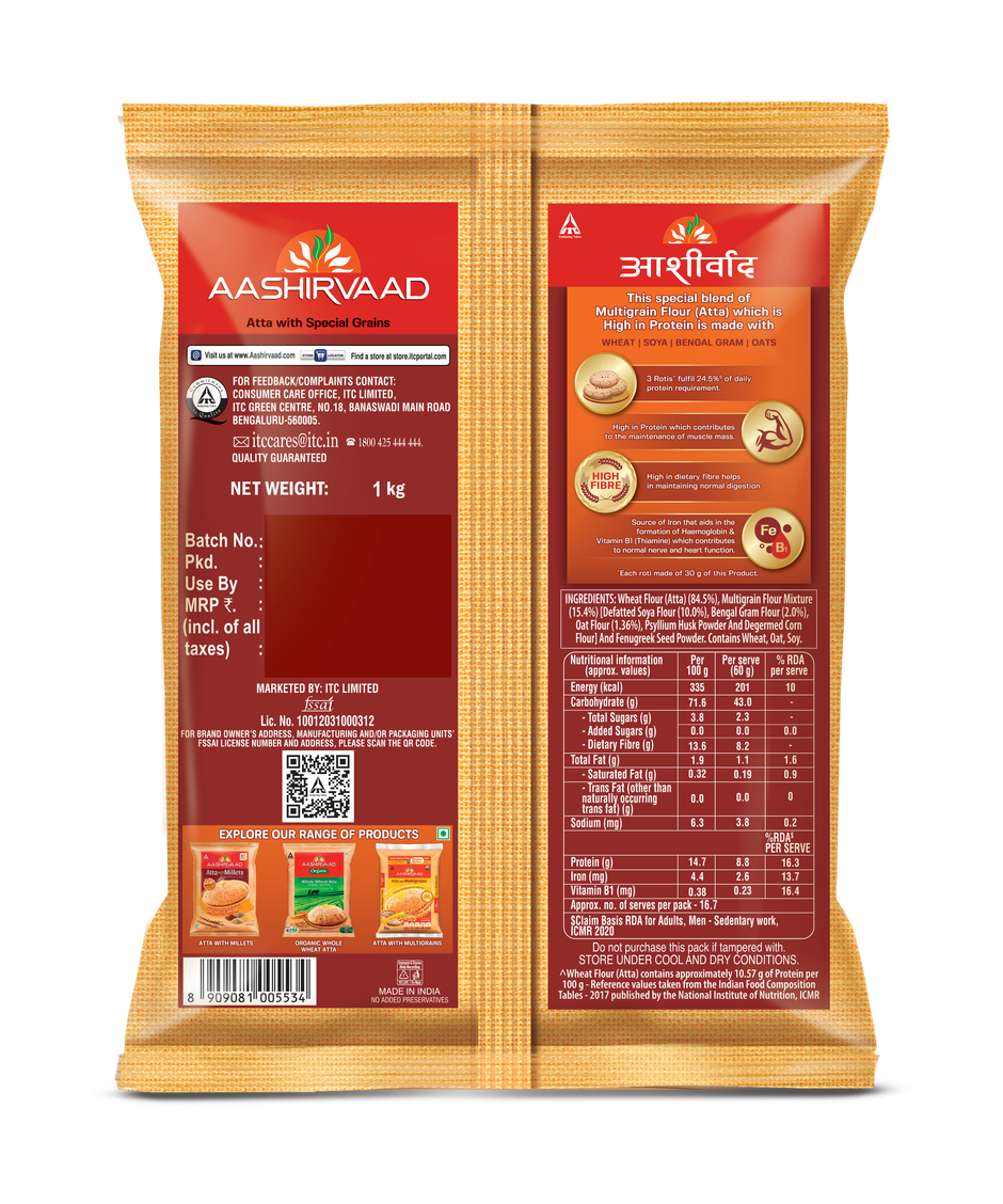 Aashirvaad Atta with High Protein