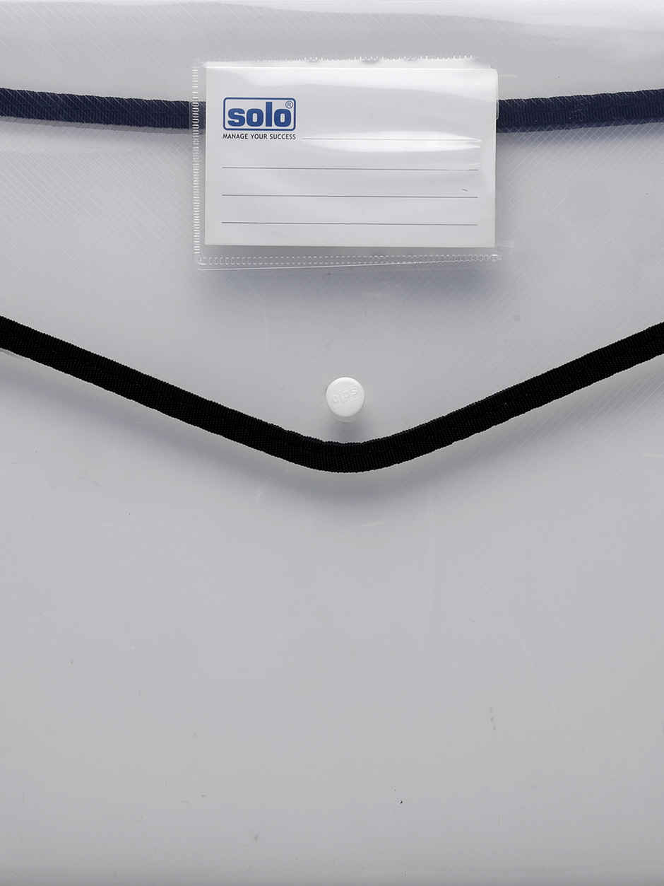 Solo Multi Function Button Folder With Extra Pocket
