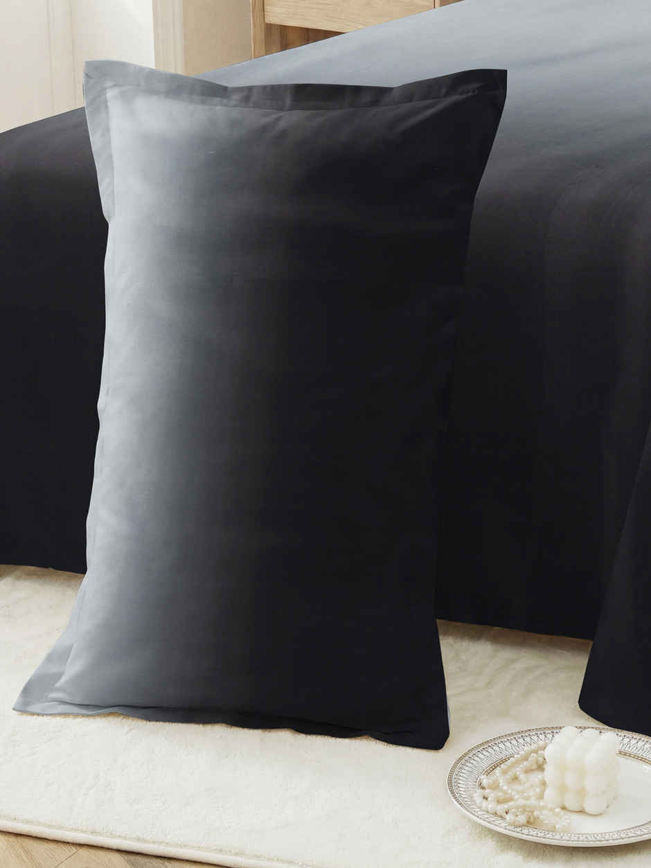 Dream Living Ombrey Double Bedsheet Set | Grey - 220 x 250 cm