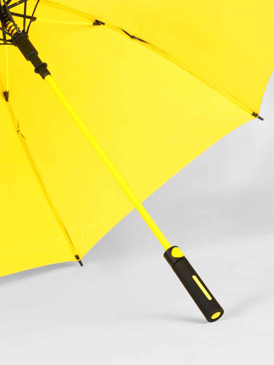 Citizen No Fold 27 Inch Gold Black - Yellow Umbrella with  Pill Handle