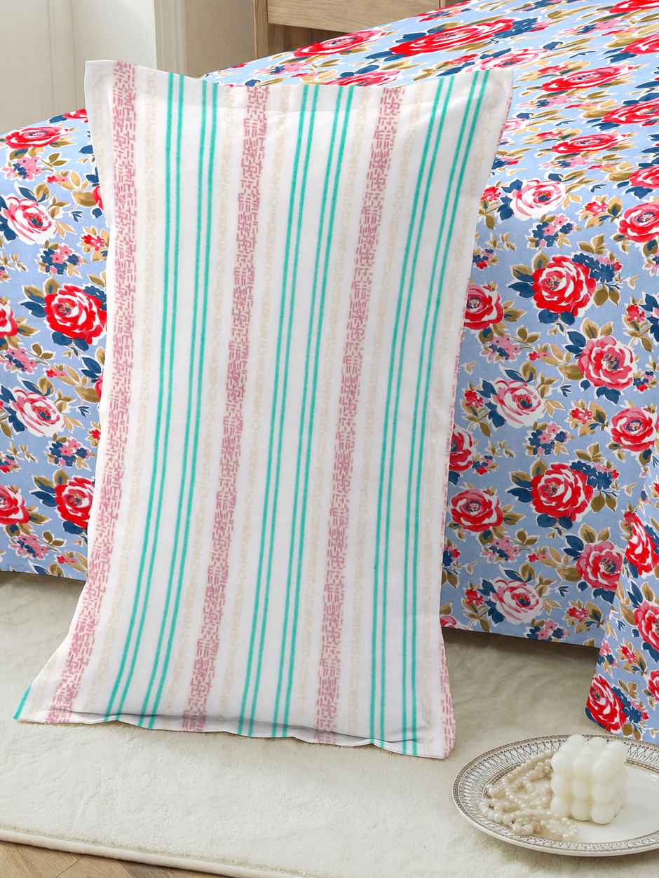 Dream Living 135 GSM King Bedsheet Set |275 x 275 cm| With 2 Pillow Covers