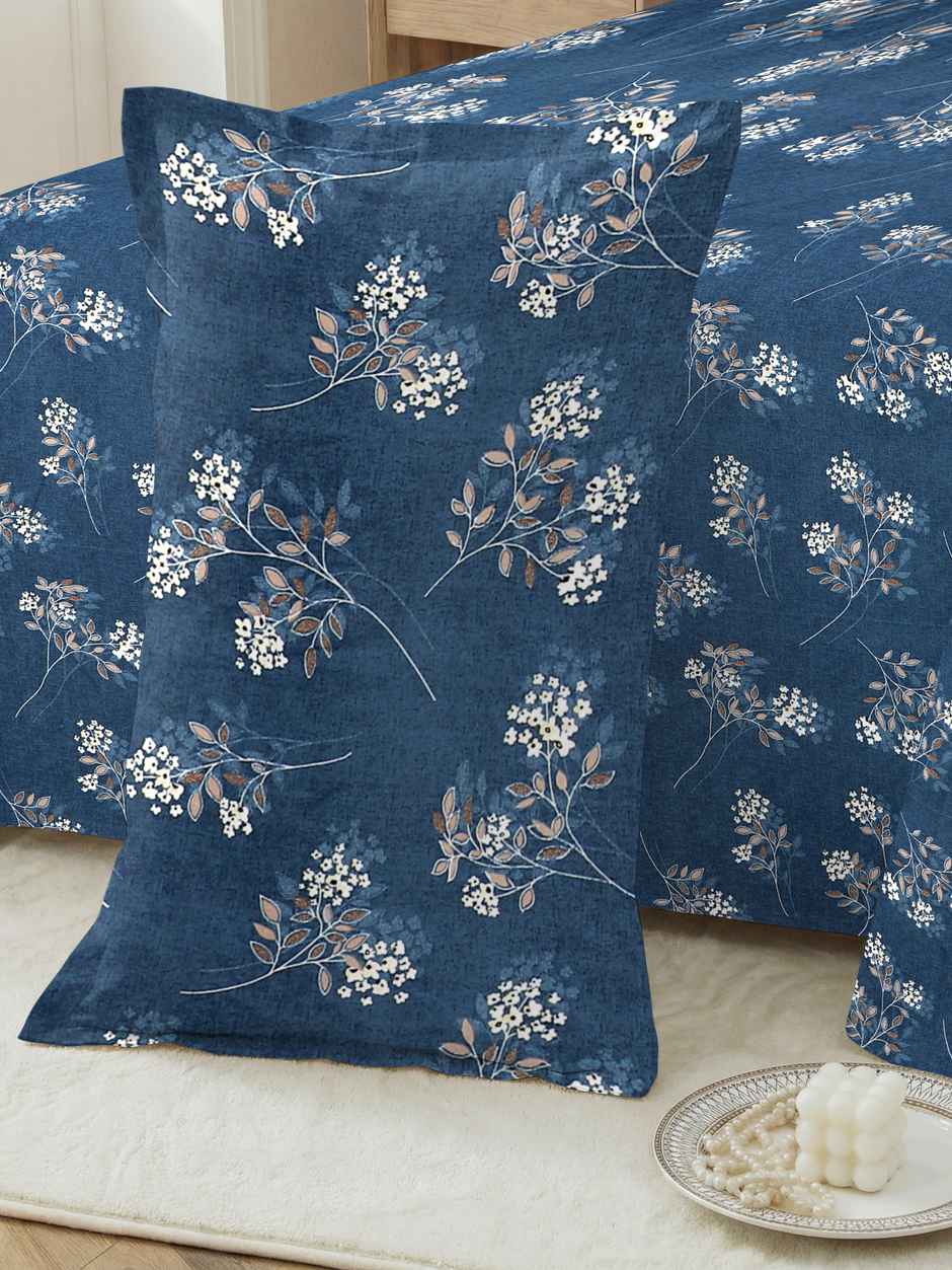 Dream Living 135 GSM King Bedsheet Set |250 x 275 cm| With 2 Pillow Covers