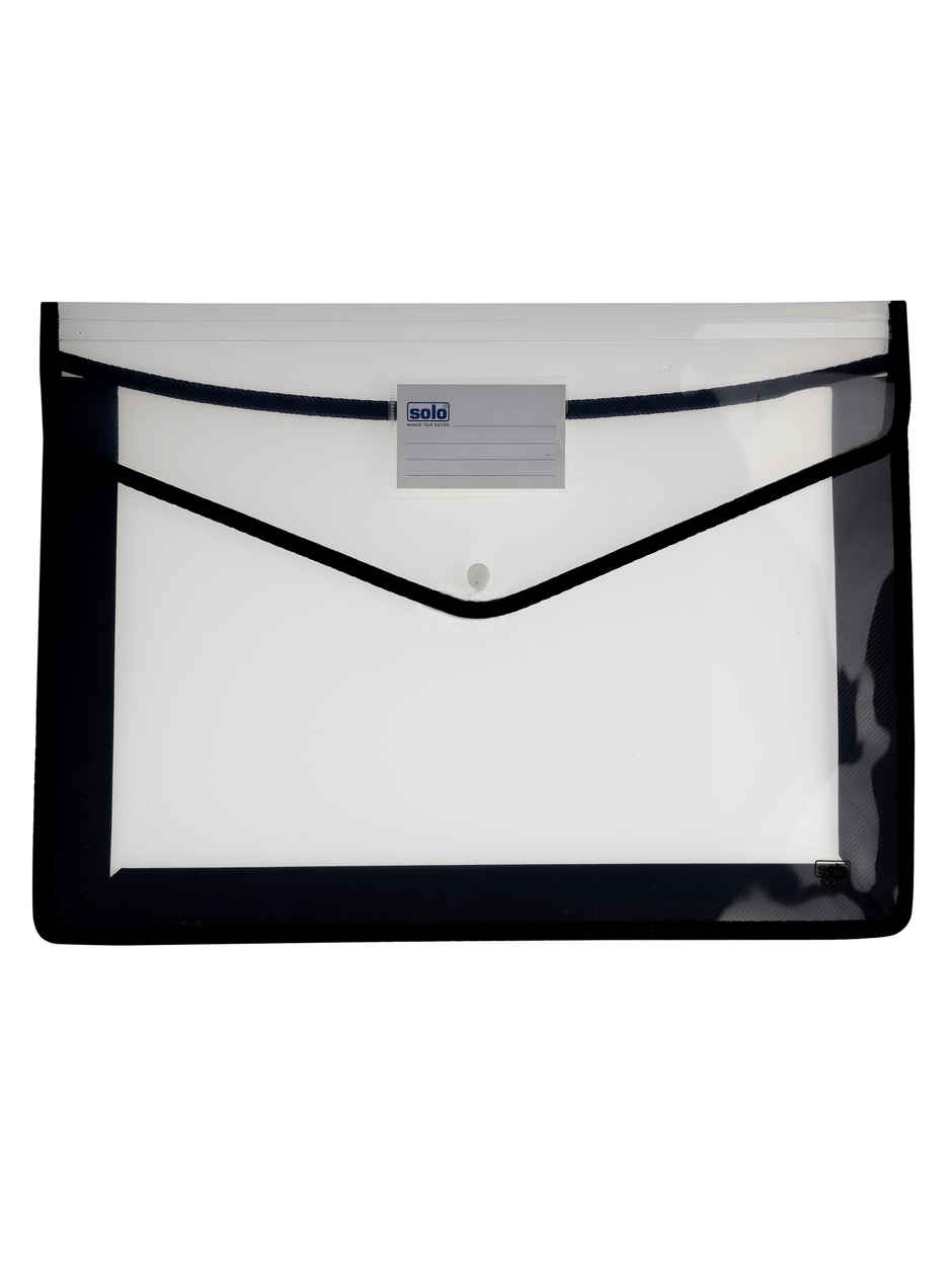 Solo Multi Function Button Folder With Extra Pocket