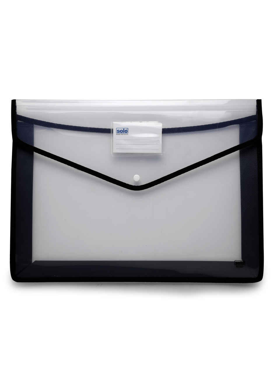 Solo Multi Function Button Folder With Extra Pocket