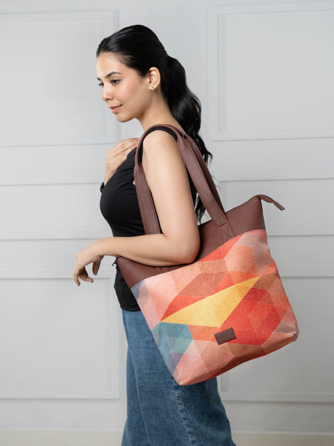 Zouk GeoOptics Everyday Tote Bag - Multicolour