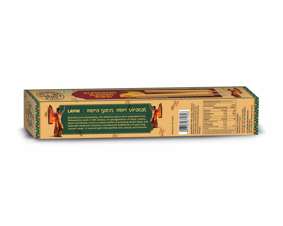 Grameen Mango Kulfi Ice Cream Stick