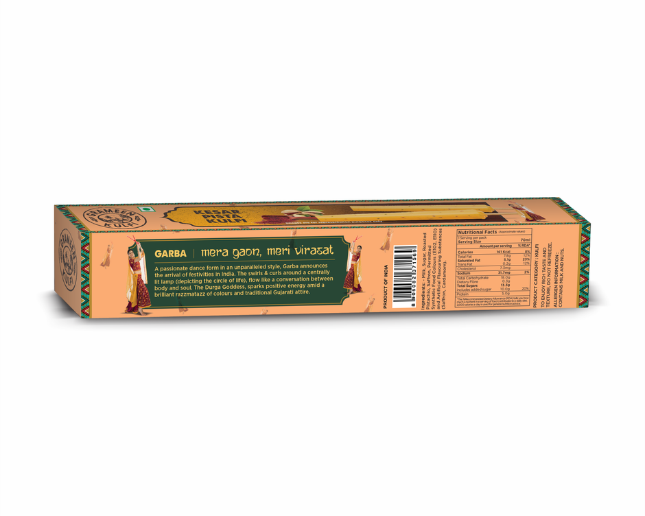 Grameen Kesar Pista Kulfi Ice Cream Stick