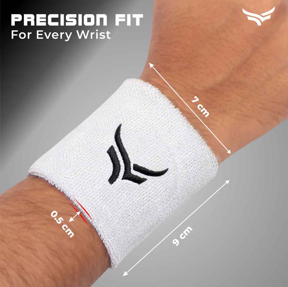 Xtrim Sports Hand Band - White
