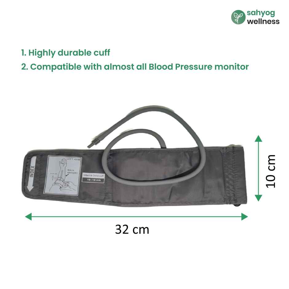 Sahyog Wellness Single Tube Pediatric Child Sized Blood Pressure Monitor Machine Cuff
