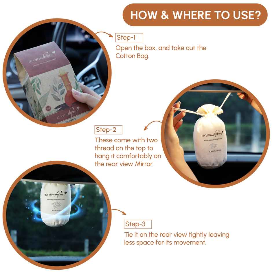 Aromahpure Car Perfume Fragrance Flakes - Royal Oud