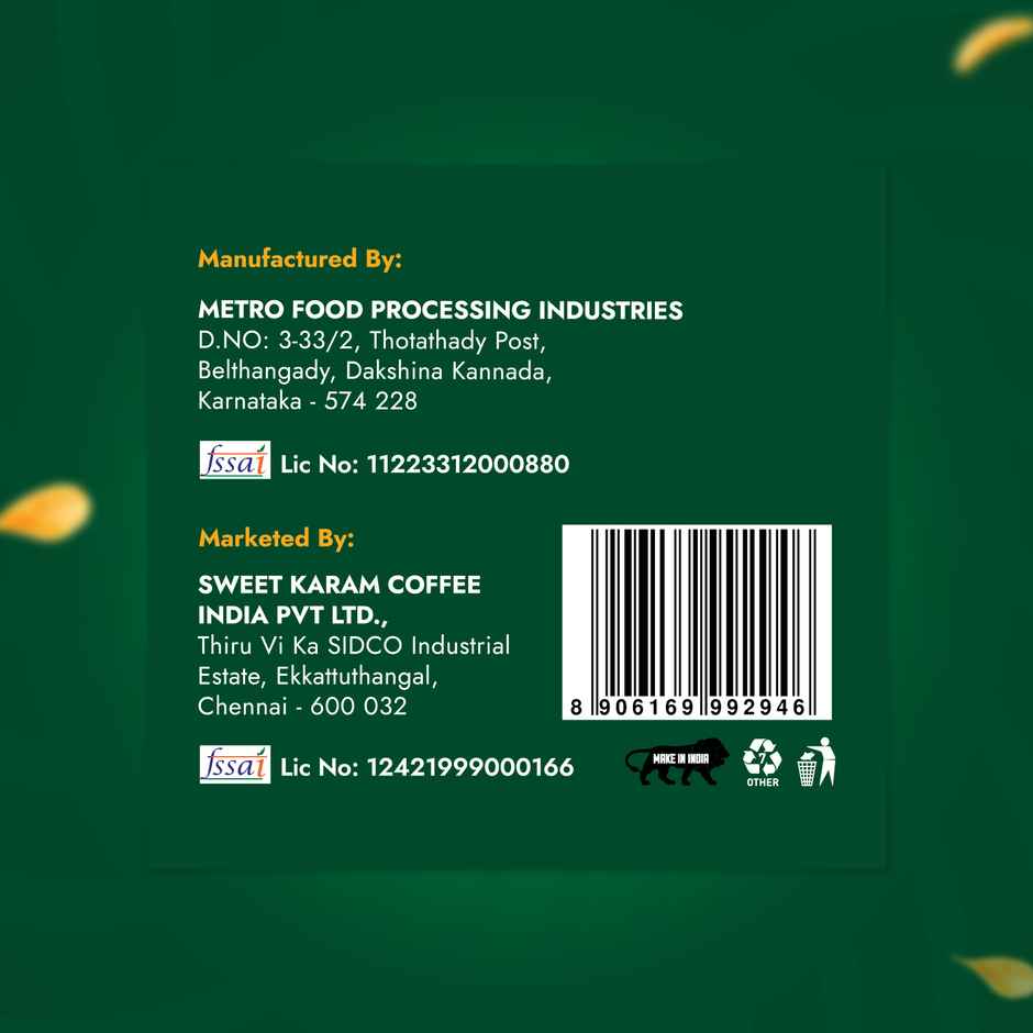 Sweet Karam Coffee | No Palm Oil Potato Chips | Madras Curry Leaves