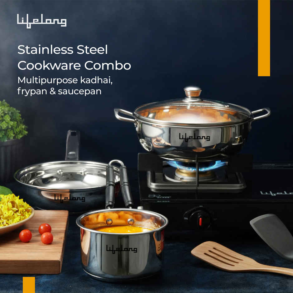 Lifelong Stainless Steel Cookware Set