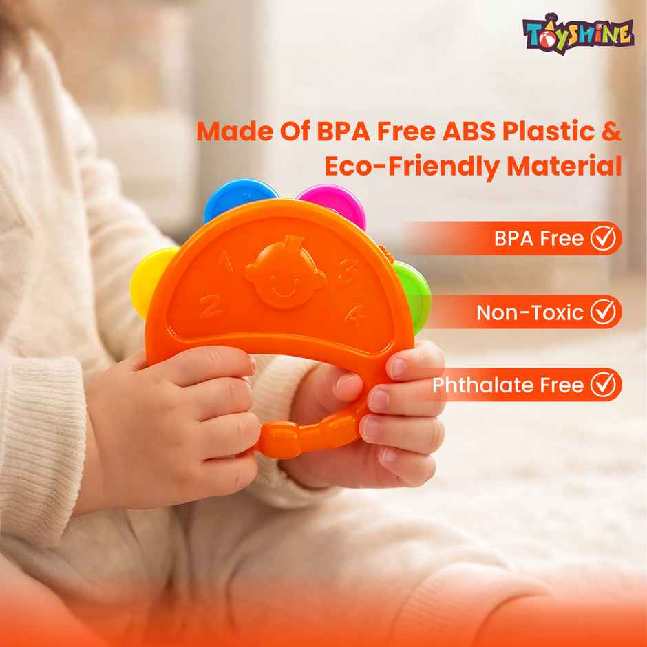 Toyshine Rattle Set - 8-Piece for Newborns - Colorful & Engaging