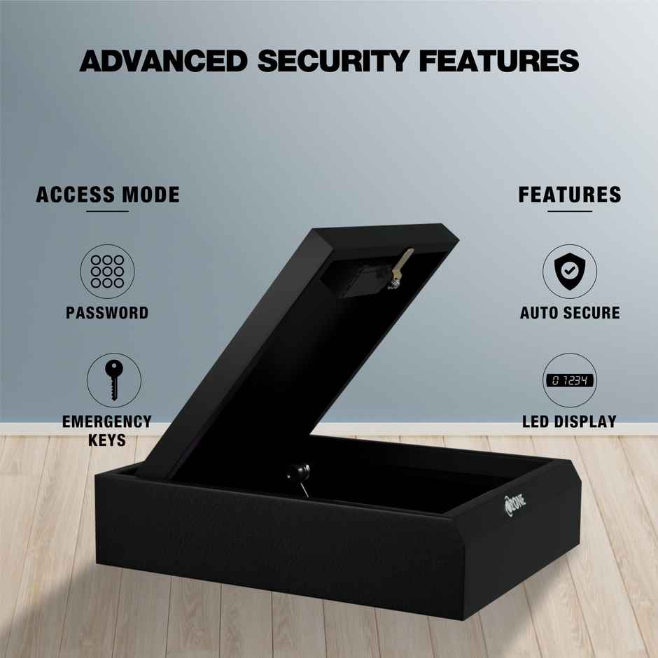 Ozone Ezee | Personal Safe Locker for Home & Office | 2.28 Litres