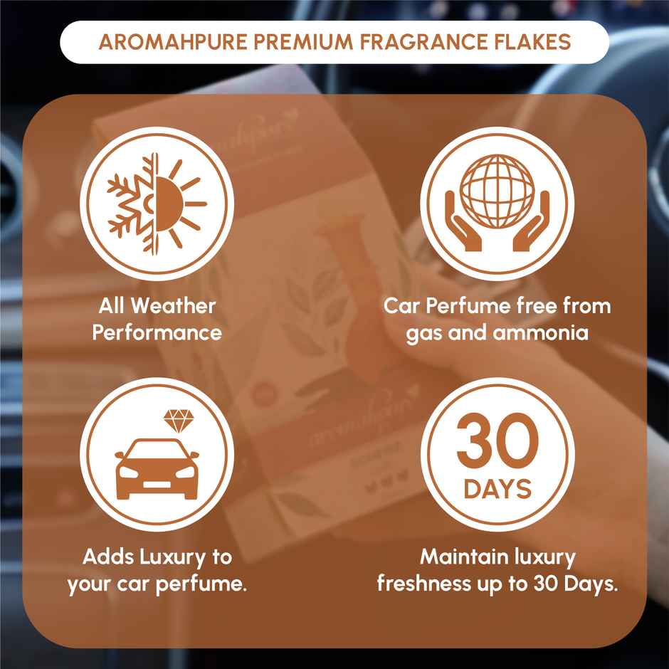 Aromahpure Car Perfume Fragrance Flakes - Royal Oud