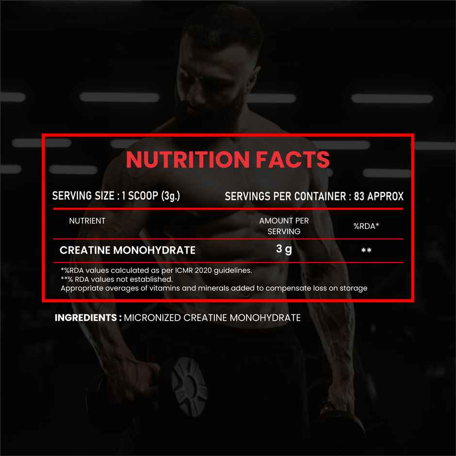 Muscle Garage Creatine | Unflavoured | 83 Servings