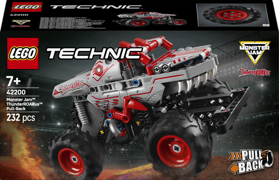 LEGO Technic Monster Jam ThunderROARus PullBack Truck Toy 42200