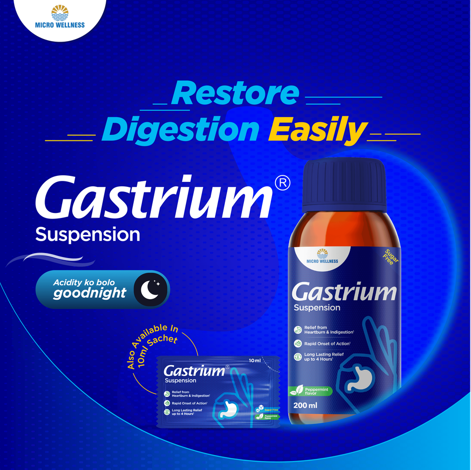 Gastrium Peppermint Flavour Sugar Free Oral Suspension