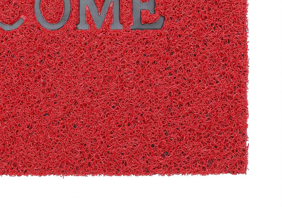 Homeharmony Grass Red Welcome Door Mat, (60x40Cm)