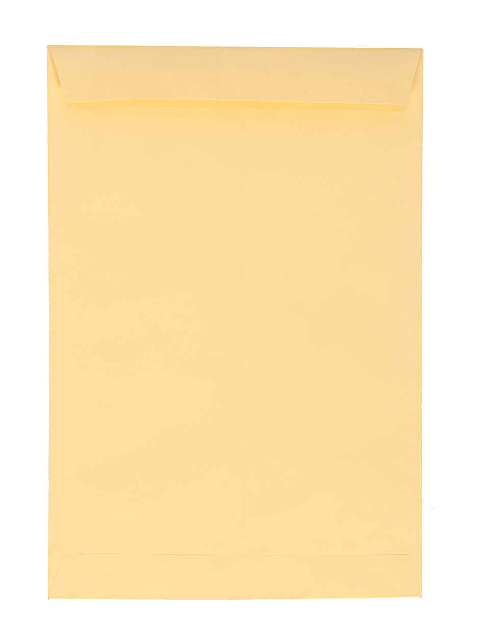 Saya Count of 50 Yellow Laminated Envelopes - 10 x 12 in Strong Pasting for Secure Document Storage