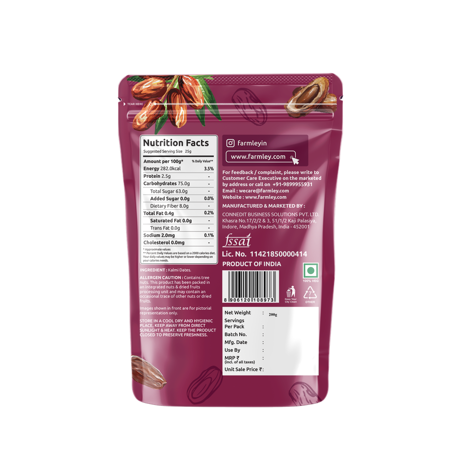 Farmley Kalmi Dates | Naturally Sweet Khajoor