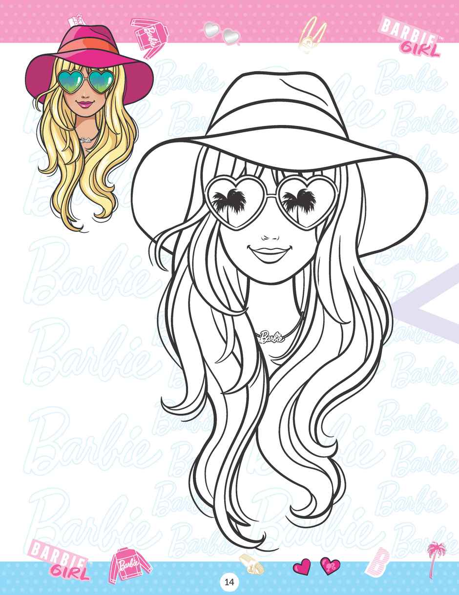Dreamland Barbie Copy Colouring Book 24 Pages