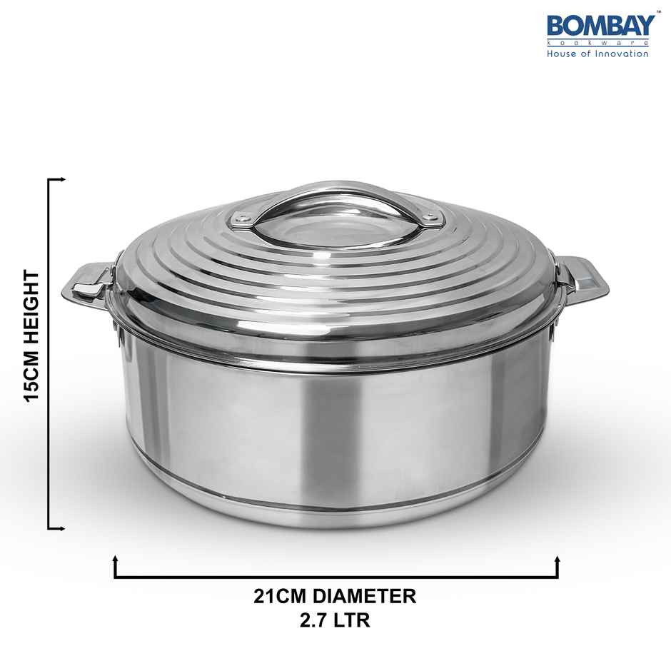 Bombay Kookware Della Casserole 2700 (2.7 L)