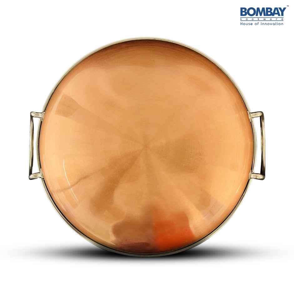 Bombay Kookware Stainless Steel Kadai With Copper Bottom (2 Ltr)