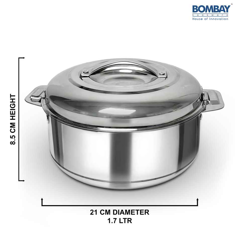 Bombay Kookware Stainless Steel Joy Casserloe - 1700 ml