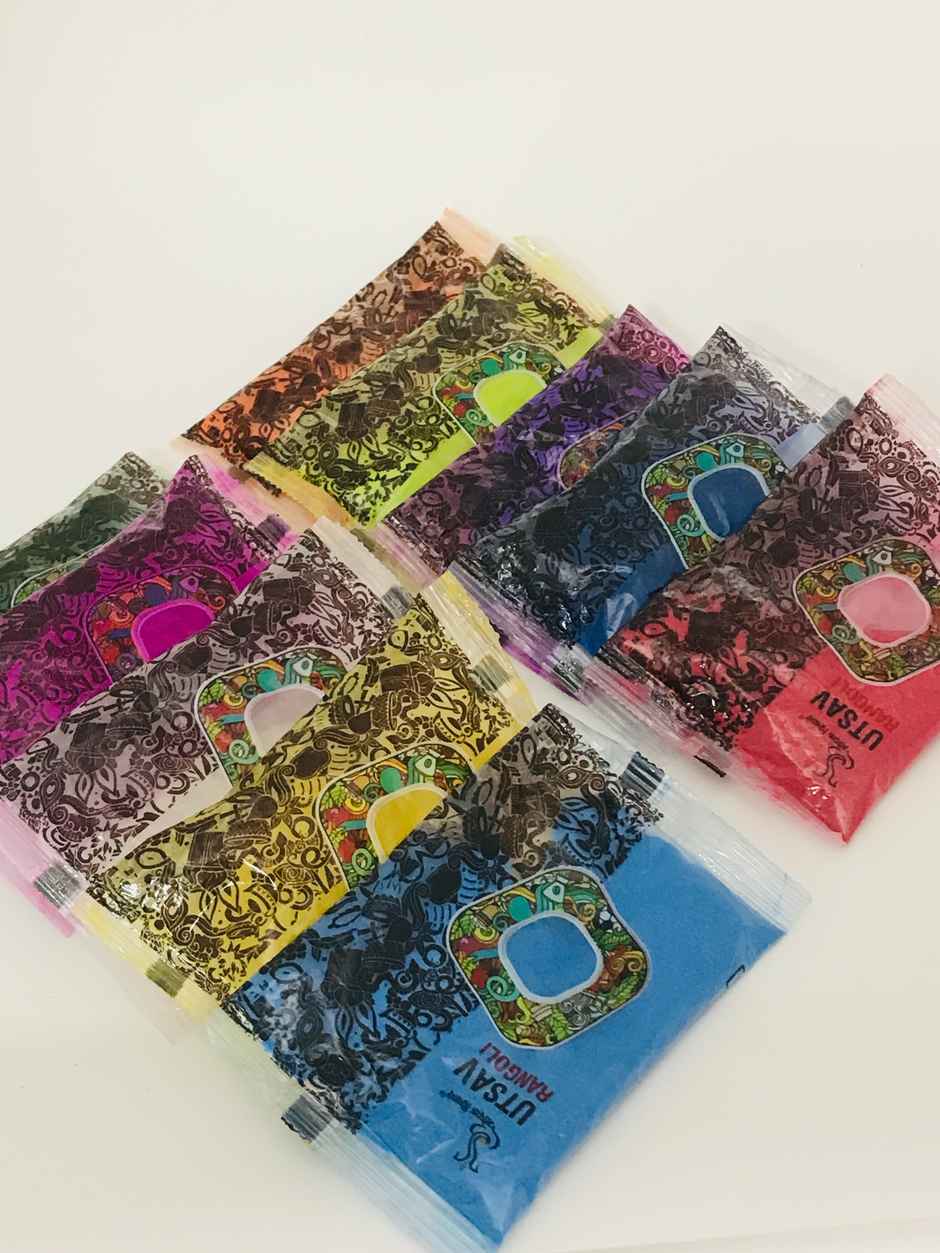 Eco Friendly Rangoli Colours Assorted