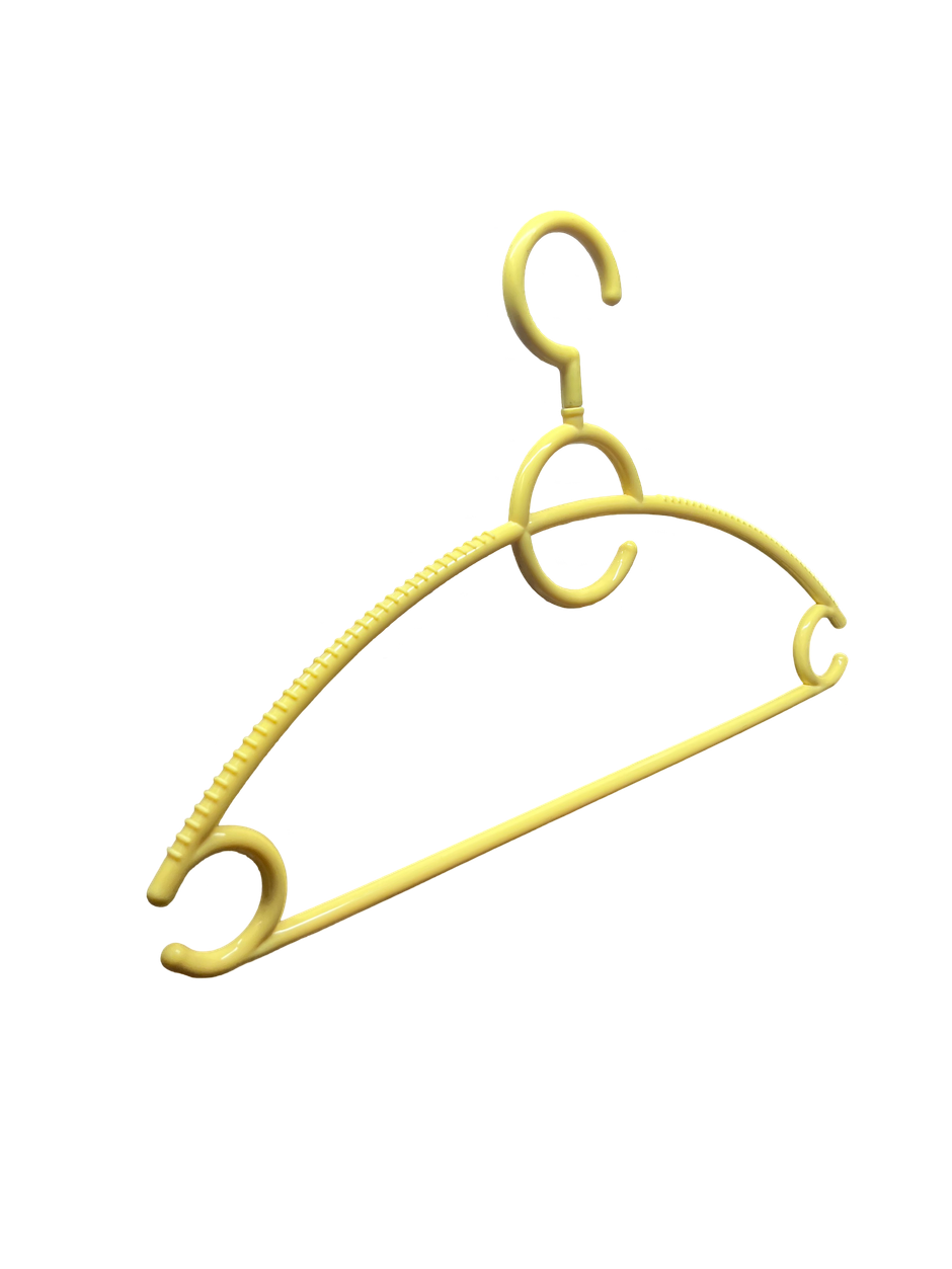 Sinco 360 Rotating Hook Plastic Cloth Hanger - Pack of 6 pcs