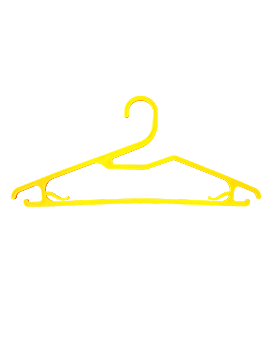 Super Plastic Cloth Hangerpcs | Yellow