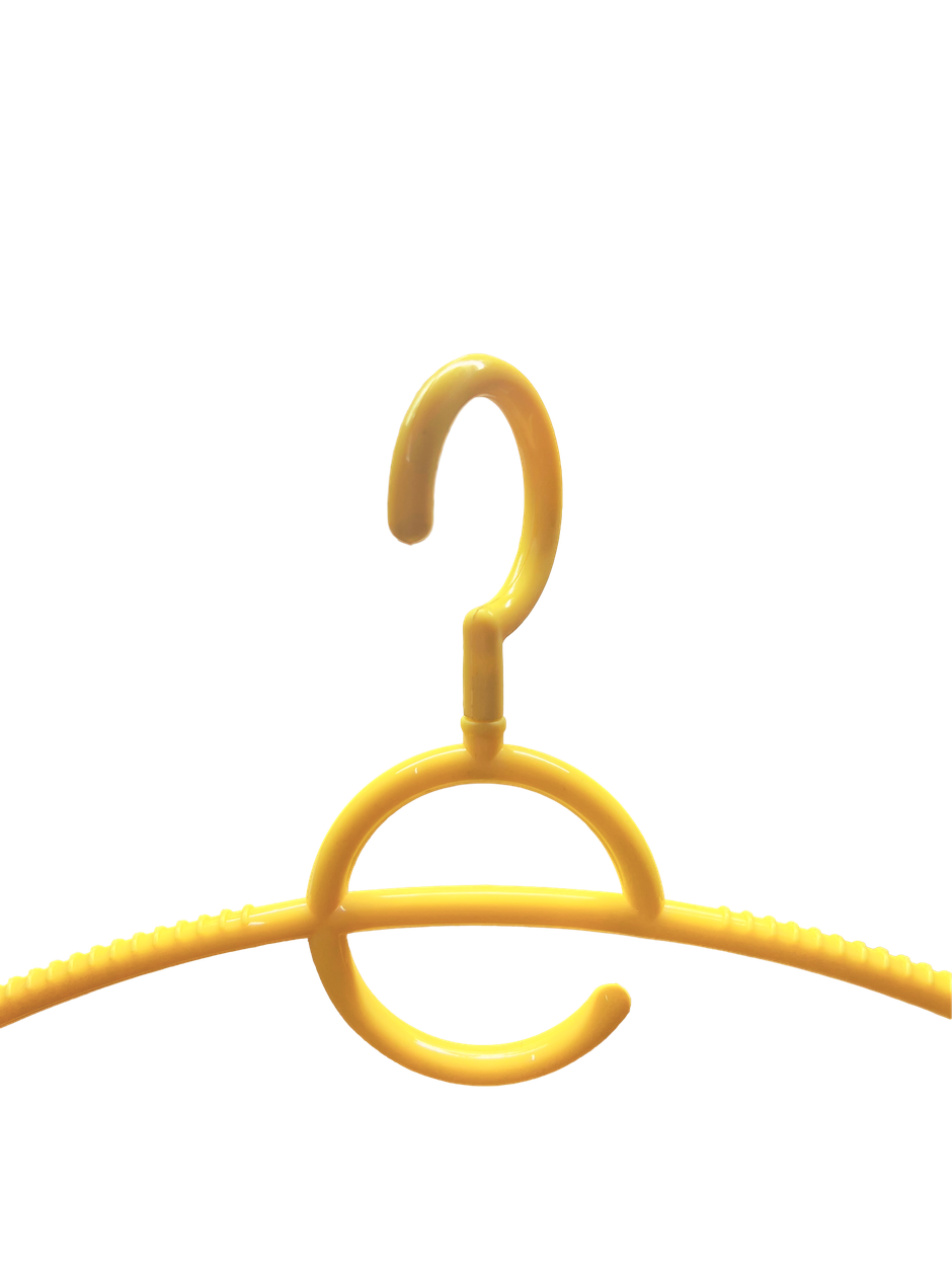 Sinco 360 Rotating Hook Plastic Cloth Hanger - Pack of 6 pcs