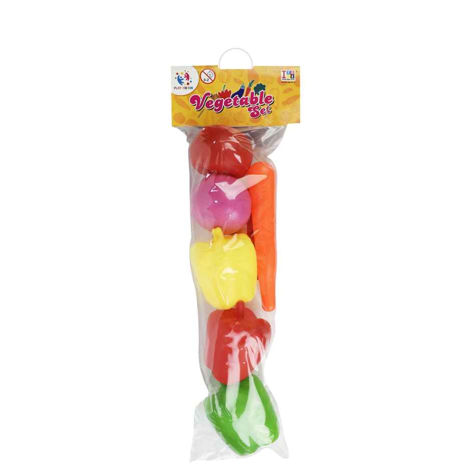Itoys Play for Fun Fruits and Vegetable(Colour May Vary)